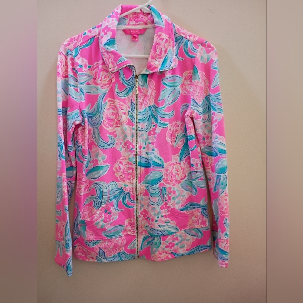 Lilly Pultizer Pinking Positive EUC Leona Small